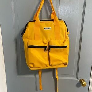 Dickies yellow backpack